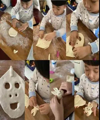 幼兒園春節(jié)精彩集錦之《小小面點(diǎn)師》