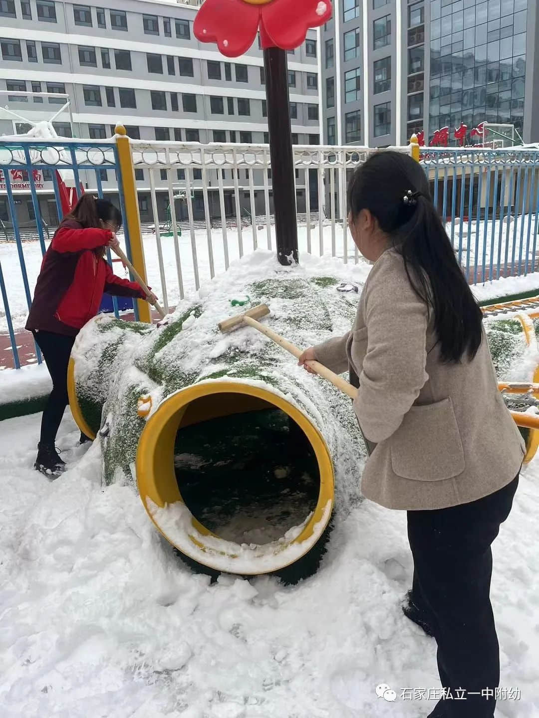 【家園共育】最美冬雪景，最濃家園情
