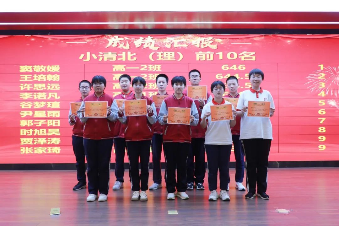 不負(fù)青春 攜夢前行丨高一年級調(diào)研考試表彰大會